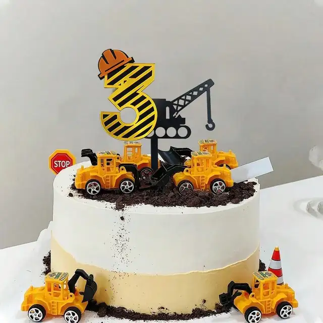 Decorazioni Torta Compleanno 3 Anni - 25 Pezzi Cake Topper Per Ragazzi - Foto 3