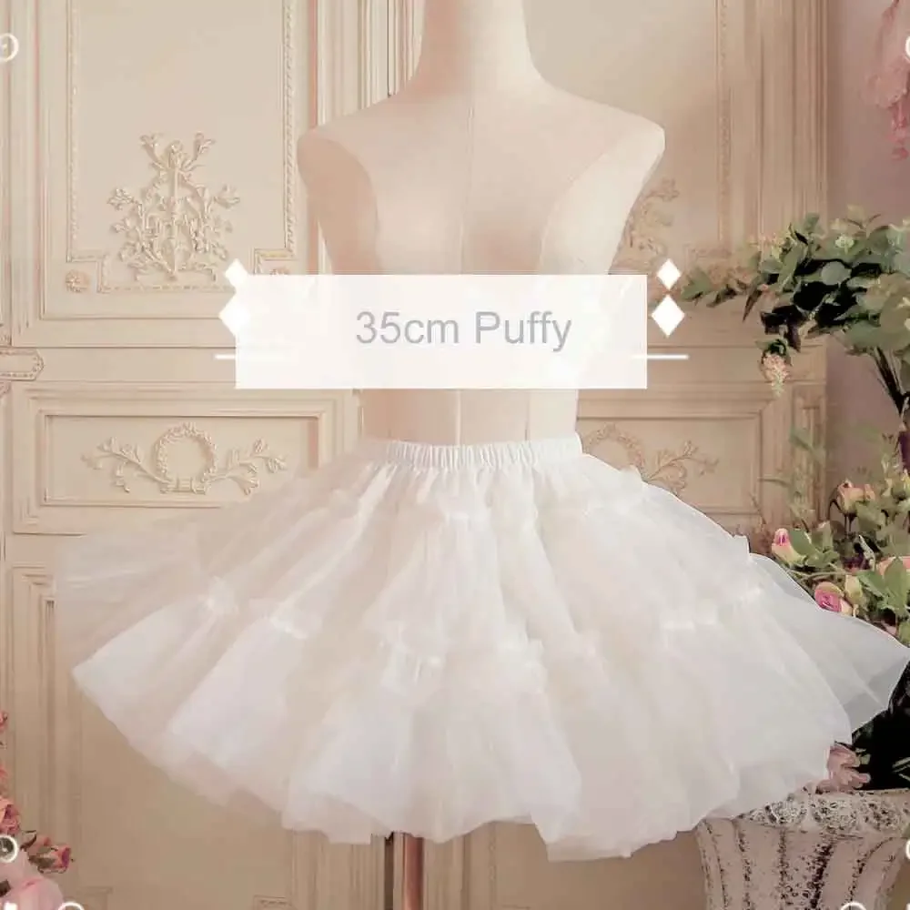 Mini A line Petticoat 35cm Organza Pettiskirt Short Underskirt mini skirt underskirt lining
