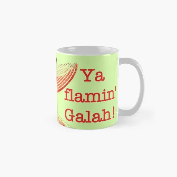

Ya Flamin Galah Classic Mug Cup Handle Round Photo Simple Gifts Printed Design Tea Picture Drinkware Image Coffee