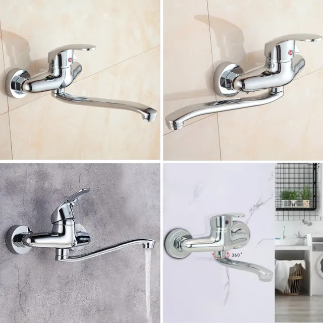 ก๊อกน้ําห้องครัวผนังรั่วอะไหล่ซ่อม Movable Connector Water Outlet ข้อศอก S-bend หลอด Bubbler ท่อน้ํา 2