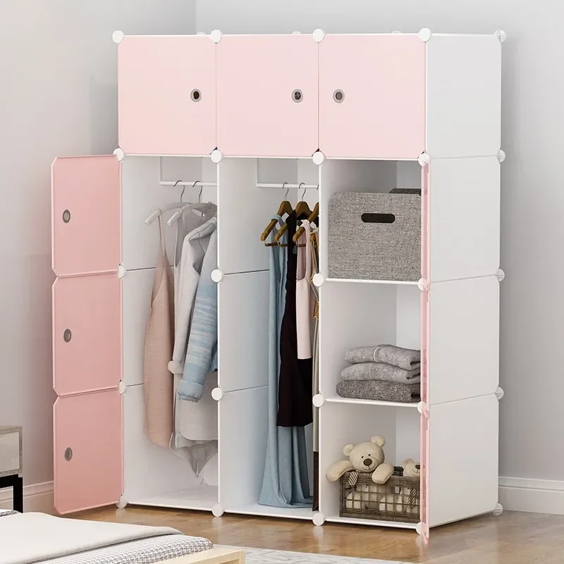 Shelf Clothes Closet Partitions Storage Organizer Bedroom Wardrobe Cupboard Filing Modular Cheap Guarda Roupa Salon Furniture