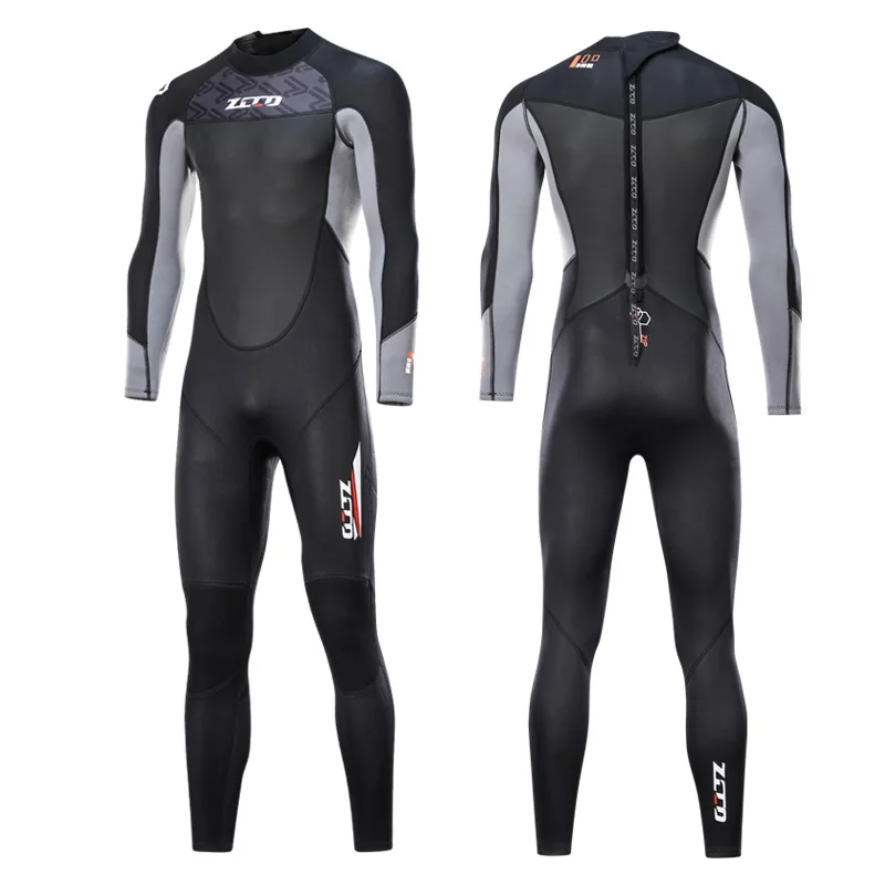 3mm Neoprene Wetsuits Men Women One-Piece Swimsuit for Cold Water Diving Surfing Snorkeling Kayaking