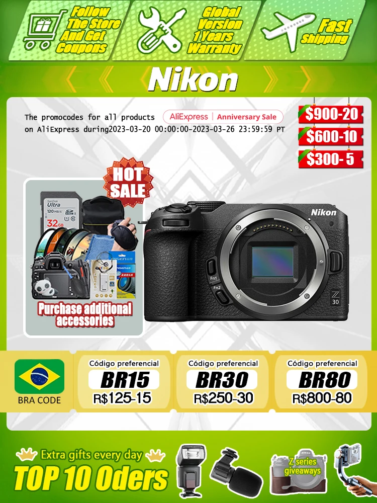 NIKON C mera De N vel B sico Com Meio Quadro Adequado Para Iniciantes 