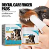 50Pcs Presoaked Dog Toothbrushes Soft Pet Fingers Toothbrush Dog Cat Cotton Brush Teeth Oral Cleaning Kitten Effective Care 2