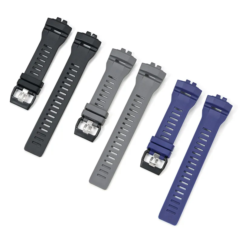 Waterproof TPU Rubber Sport Watch Strap - Durable Replacement Band