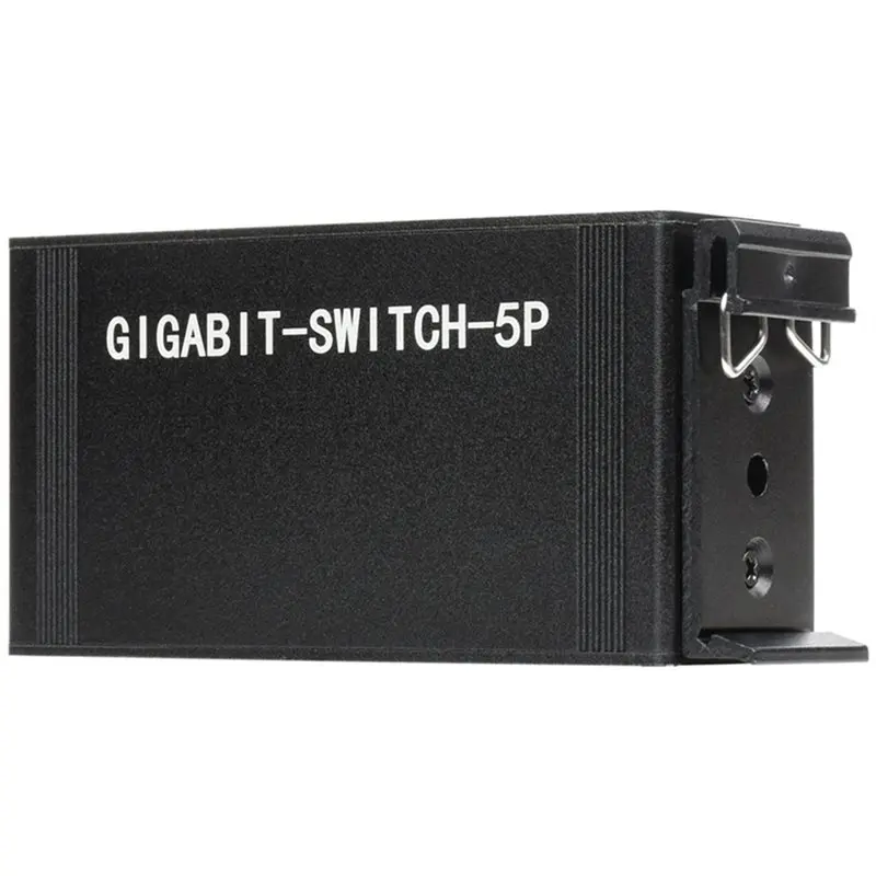 최고 등급 산업용 5P IEEE 802.3X 규격 기가비트 이더넷 스위치, 풀 듀플렉스 10/100/1000M 연결, DIN 레일 마운트 U