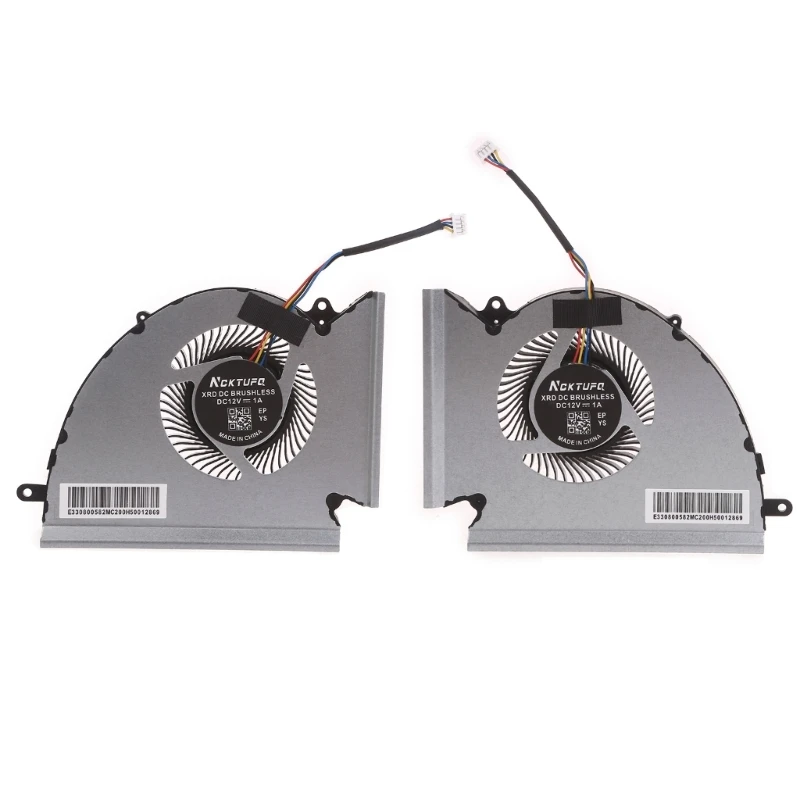 

New Laptop Cooling Fan for MSI GP76 Leopard GE76 Raider PABD1A010SHR Notebook Radiator 12V 0.6A 4-pin 4-wires Laptop