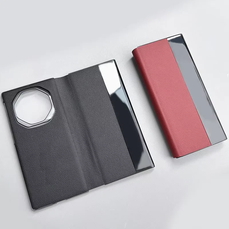 Leather Wallet Smart View Window Protection Cover