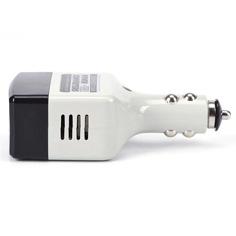 Nuovo adattatore per caricabatterie per Auto da cc 12V a convertitore ca alimentazione per caricabatterie da 220V con accessori per Auto USB - Image 3