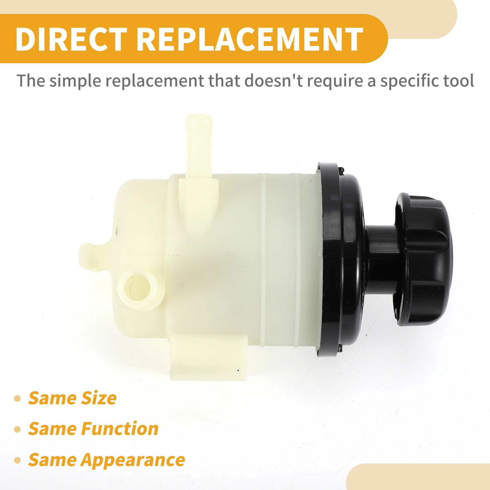 UXCELL Automotive Power Steering Reservoir No.5717638010 for Hyundai Santa Fe 2001 2002 2003 2004 2005 2006