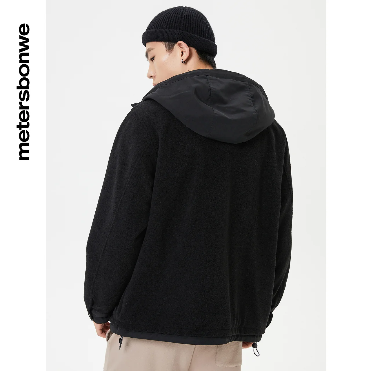 Metersbonwe Cotton Jacket Men Winter New Fashion Warm Fleece Work Clothes Pocket Cotton Jacket Loose Jacket Brand High Quality