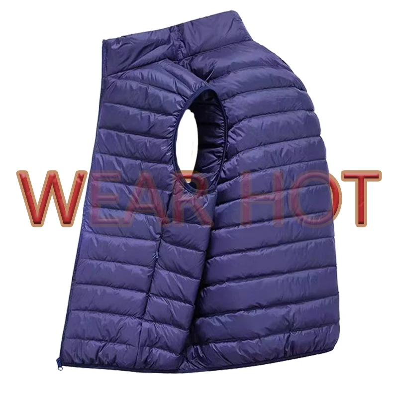 Animal Game Outdoor Autumn Men's Casual Vest Lightweight Sleeveless Jacket Full Zipper Outerwear Coats warm Vest with Pockets