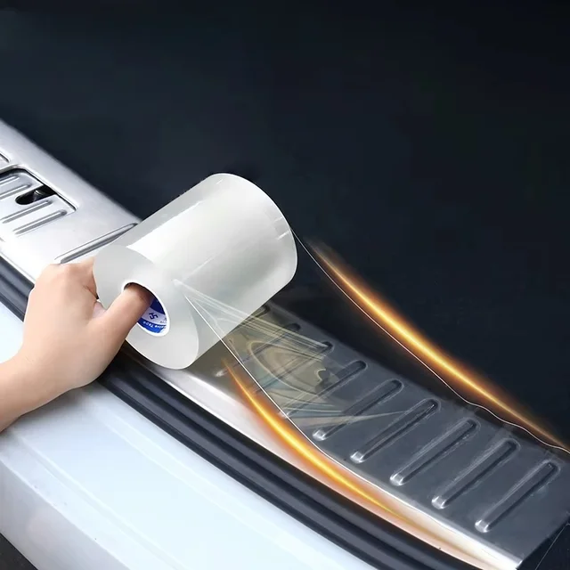 Transparent Car Door Protector Sticker Anti Scratch Tape Auto Trunk Sill Scuff Protector Film Door Edge Protective 1