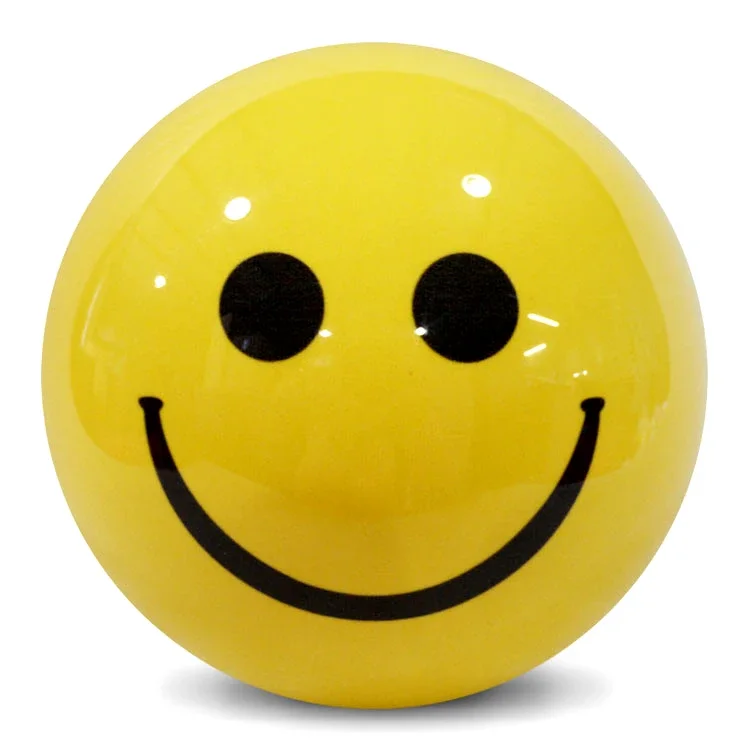 Smiling Face Straight-Line Bowling Ball 1