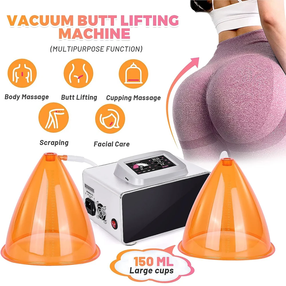 150ml Cups Vacuum Massage Therapy Machine Butt Lift Breast