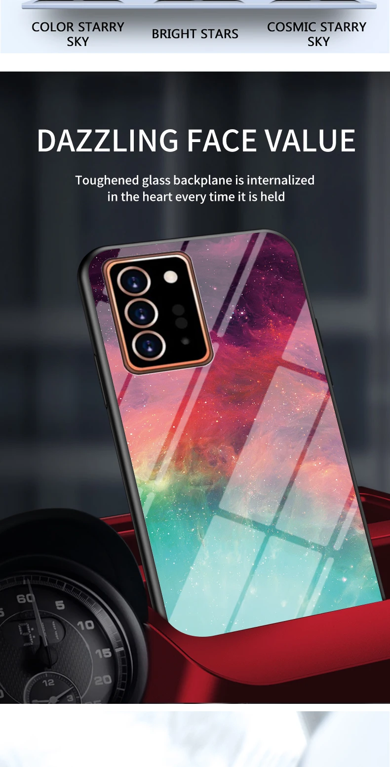 Note20 10 Lite Suojakuori DECLAREYAO Hard Glass Coque Samsung Galaxy Note 20 Ultra 10 Plus Suojakuori Silikoni Slim Temper_voghion.com