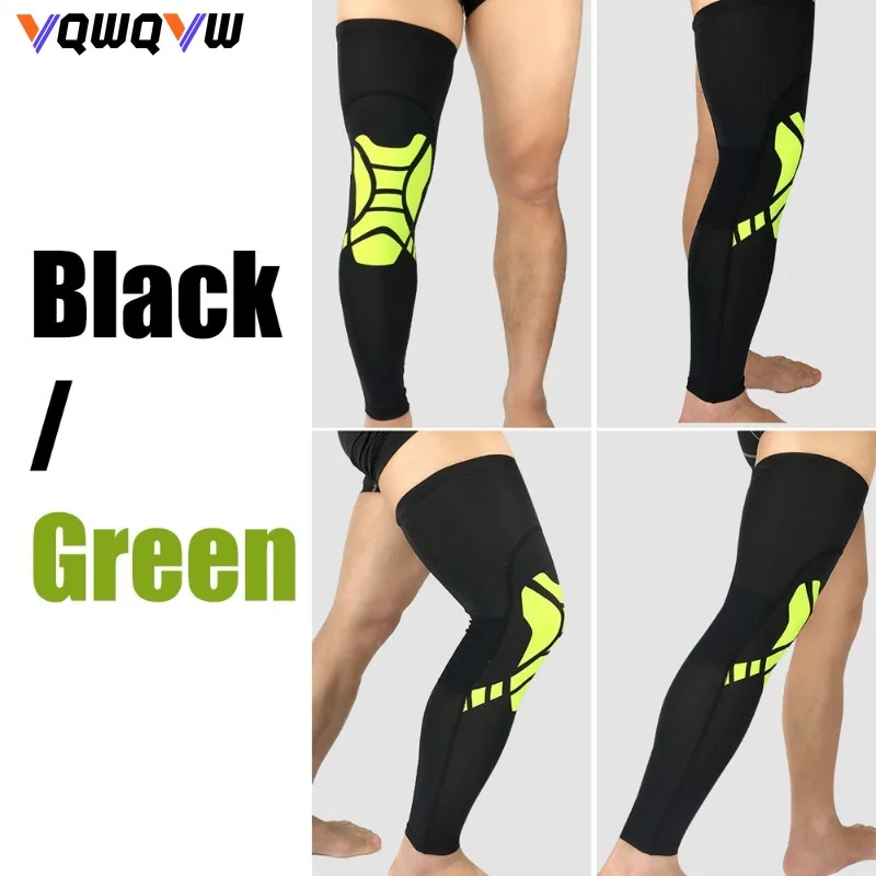 1Pcs Sports Compression UV Long Leg Sleeves for Running Basketball Football Cycling Volleyball Leg Support for Men and Women
