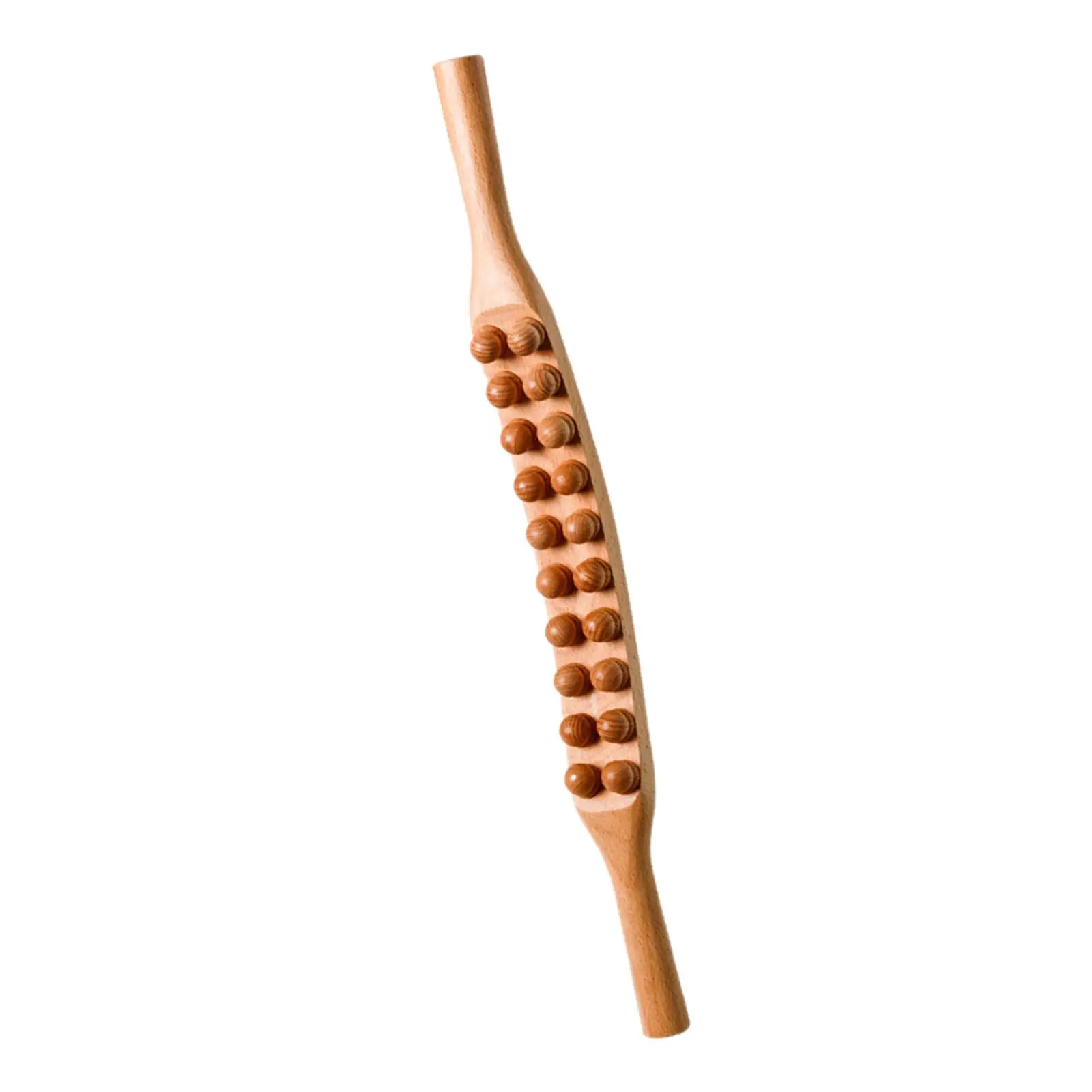 

Массажная палочка для тренировок, роликовый сухожильный стержень, ручной деревянный массажер, роликовый массажный инструмент для шеи, бедра, спины, ног, рук