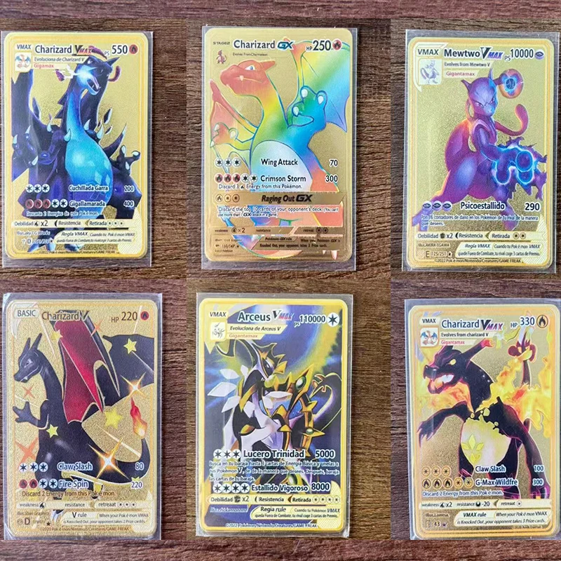 Premium Golden Metal Card Set - Legendary Anime Collection Gift Edition