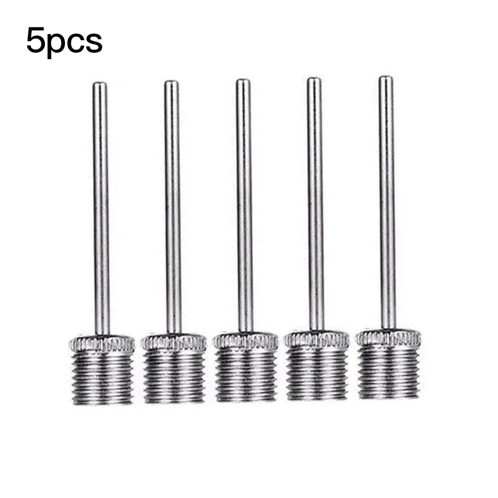 Ball Inflating Needle 10Pcs Ball Air Needle Stainless Steel Pump Pin Basketball Inflating Pump Needle Football Inflatable Air Valve Adaptors Nozzle