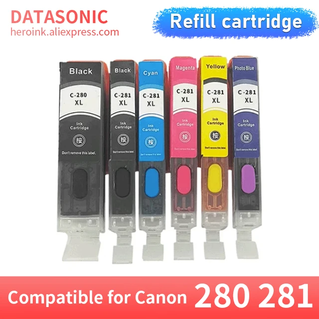 Cartucce PGI-280 CLI-281 Cartucce D'inchiostro Chip XXL Per Stampanti Canon, Modelli TS6220, TR8520, TS6120, TS6320 Cartucce Inkjet Generiche - Foto 10