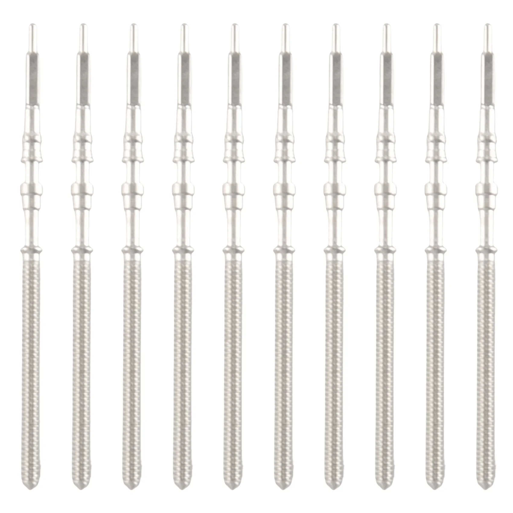 10Pcs Movement Watch Steel Stem Crown Kit Watch of Parts NH35 NH36 NH38 NH39 Movement Stem Spare Parts