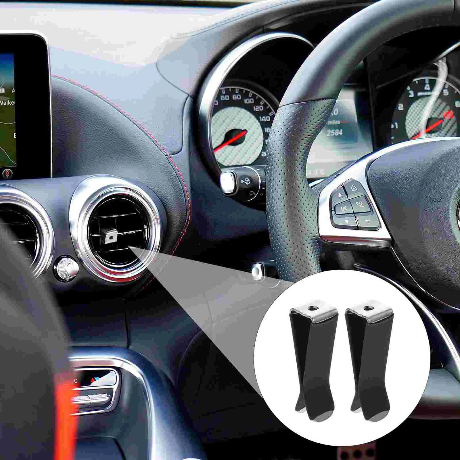 

30 Pieces Air Conditioning Hole Perfume Stick Car Clip for Black Clips Outlet Fragrance Fresher Holder Ferromanganese