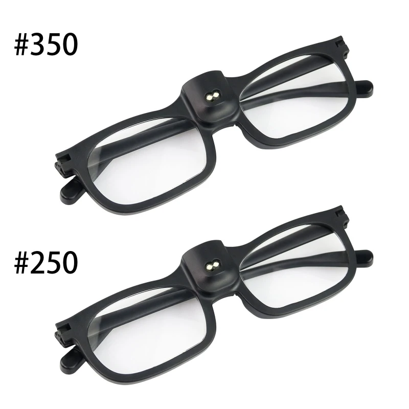 

Portable Glasses for Head Magnifier Glasses with 2 LED Lights for Hob Dropship