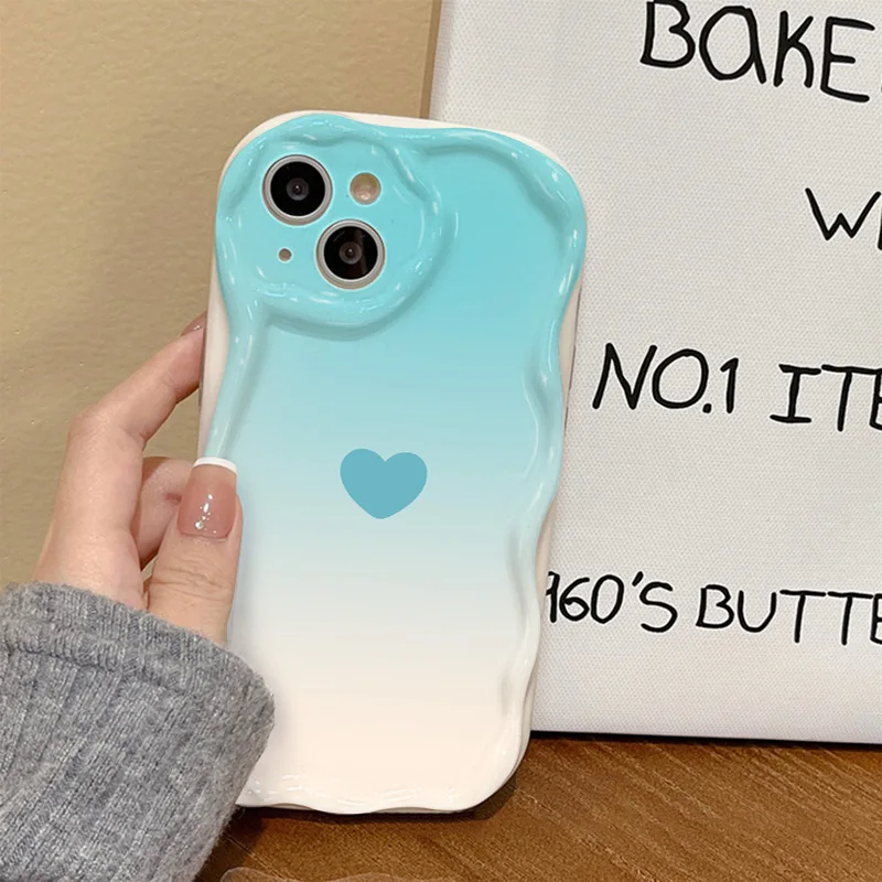 

Gradient Phone Case For Iphone 15 Pro Max Case IPhone 11 14 13 12 Pro Max 14 15 8 Plus X XR XS Max SE Fundas Silicone Soft Cover