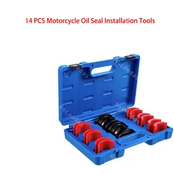 New Universal Motorcycle Fork Seal Driver Kit 14Pc Oil Seal Mount Driver Set 35-50MM