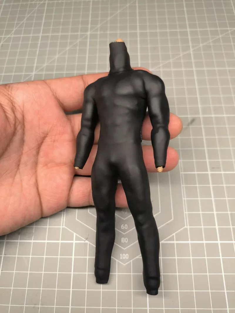 1/12 Scale Matte Black Jumpsuit Model for 6'' Notatoys Nt01（no Body）