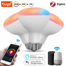

BR30 Tuya Zigbee Smart LED Bulb 10W E27 Dimmable RGB + Warm + White Smart Light Bulb For Alexa Google Home APP Voice Control