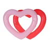 90 INS Hot Inflatable Sweet Heart Swimming Rings laps Giant Pool party Lifebuoy Float Mattress Swimming Circle Pink Red 3