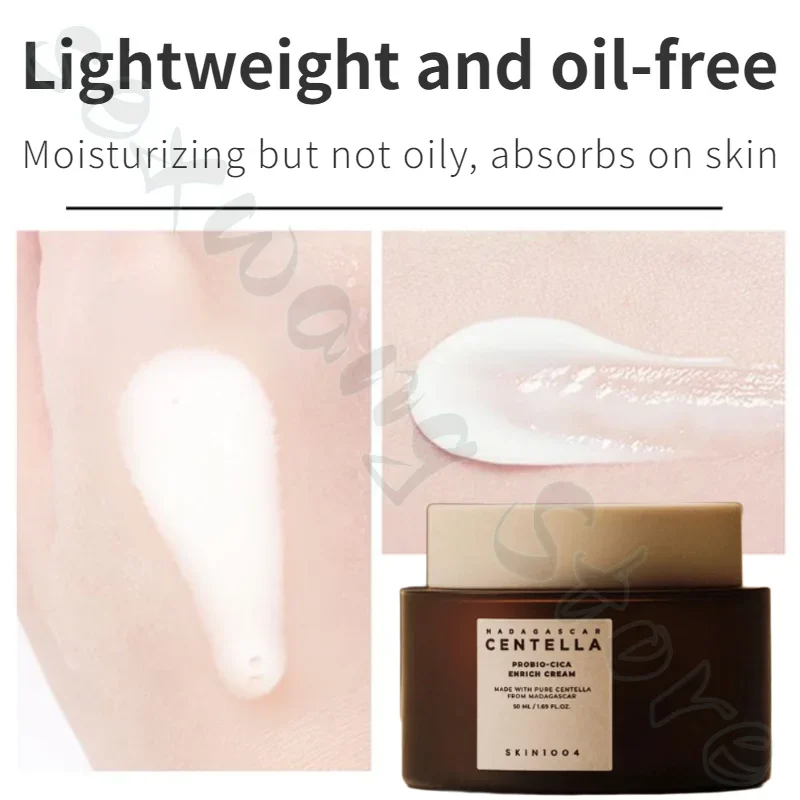 Centella Asiatica Probiotic Moisturizing Cream 50ML Deep Hydration Firming Skin Fades Fine Lines Brightens Skin Tone Facial Care