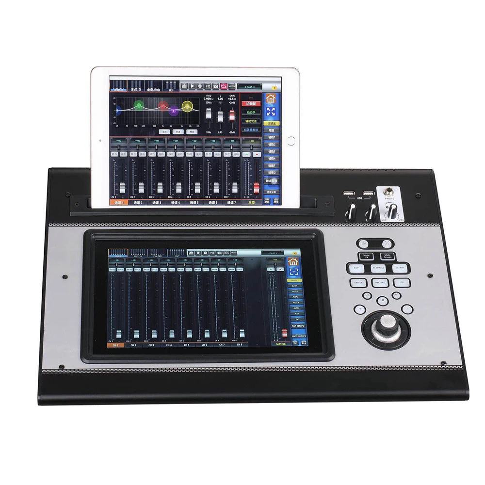 

Wholesale Touch Mixer 24 Channels Professional Digital Mixer Mixing Console for Ipad