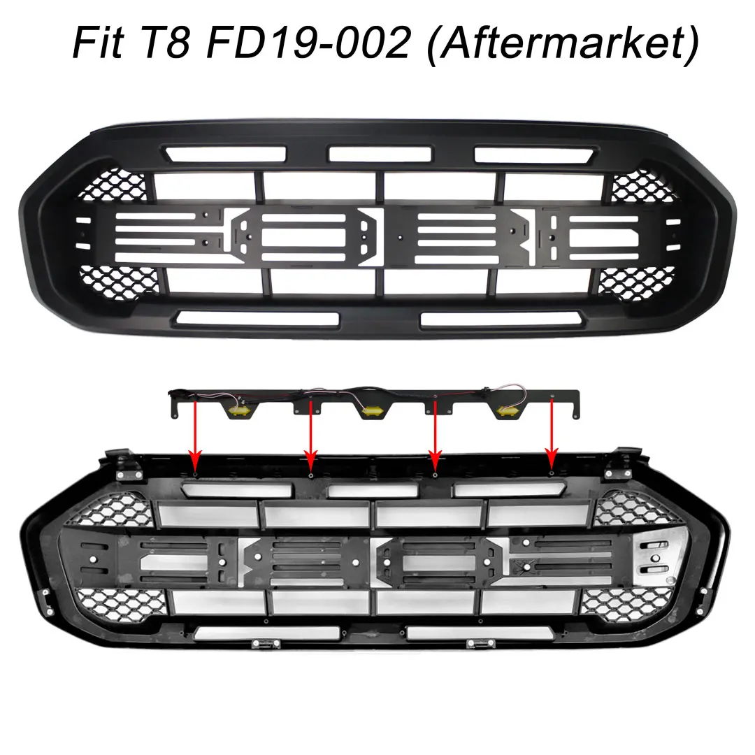 Ford Ranger Grille Integration Kit - Lazer - inbouw kit Ford