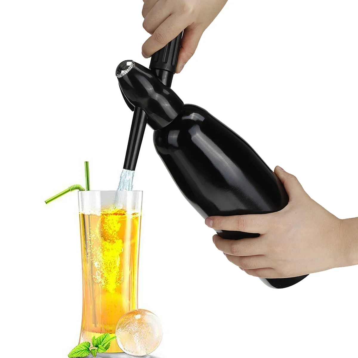 

Самодельный аппарат для приготовления газировки, сверкающая вода для сока, Диспенсер CO2, генератор водяных пузырей, охлаждающий коктейльный аппарат для газировки