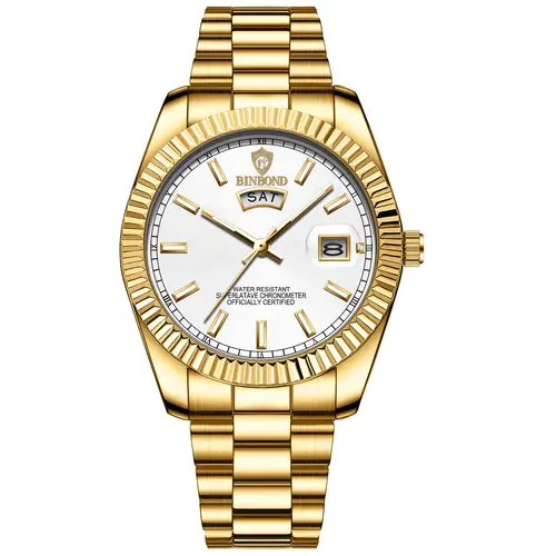 BINBOND B7012 Mens Fashion Business Sports Quartz Watch 30M Waterproof Luminous Classic Calendar Creative Clock Mens Wristwatch - Image 10
