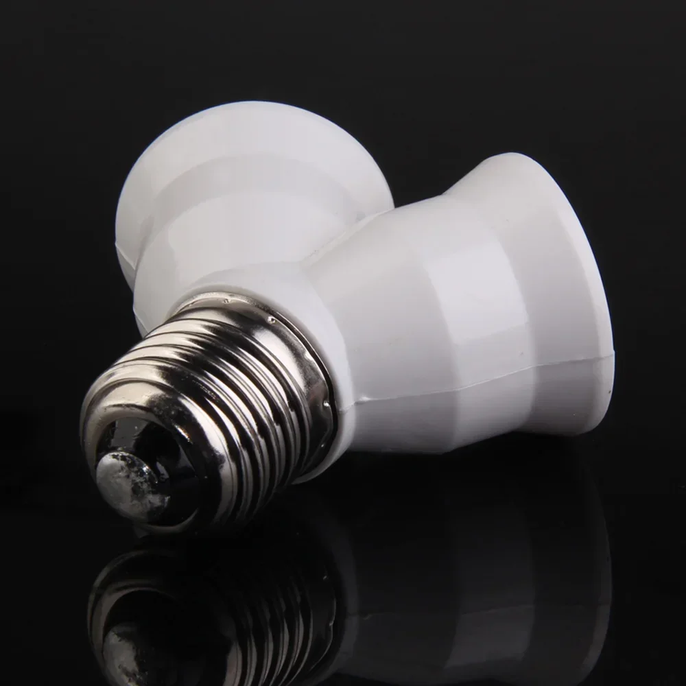 E27 To 2E27 Base Light Lamp Bulb Socket Adapter Converter Socket Lamp Holder for Home Socket Bulb Holder Light Socket