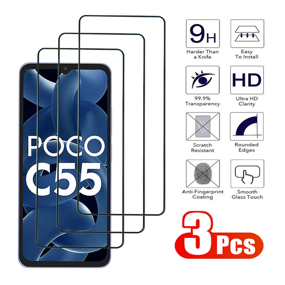 

Защитное стекло, закаленное стекло для Xiaomi Poco NFC X4 GT X5, 3 шт.