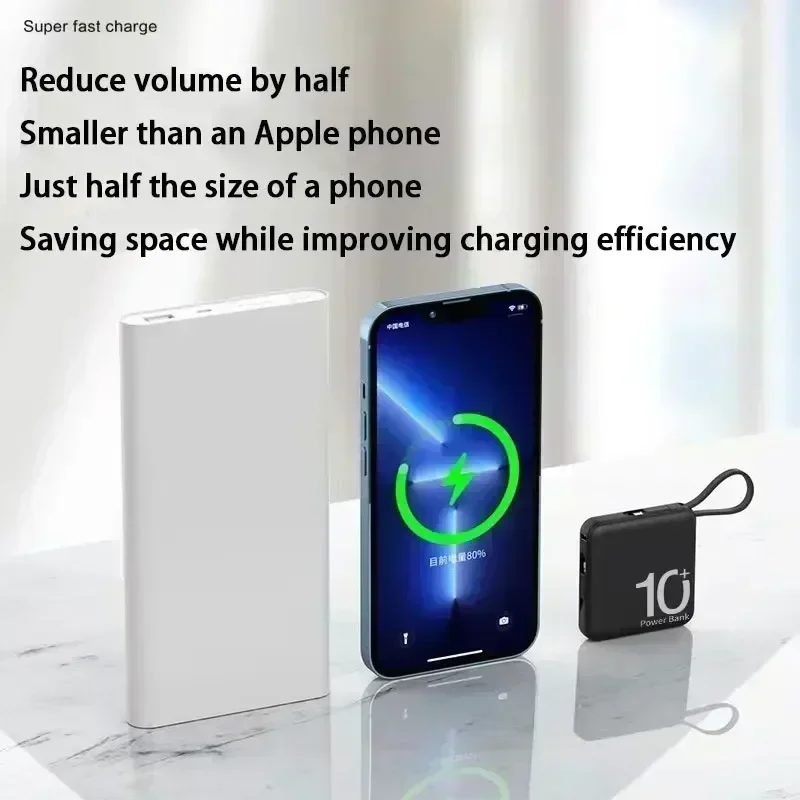 Xiaomi 50000mAh Power Bank Mini Super Fast Chargr Portable External Battery Pack Powerbank Spare Batteries for iPhone 14 Samsung 2