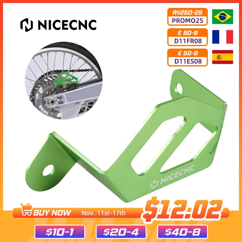 

NiceCNC For Kawasaki KX125 KX250 KX500 1994-2002 KDX200 KDX200R KLX300R KLX300 KLX 250 250SF 250S Rear Caliper Guard Cover