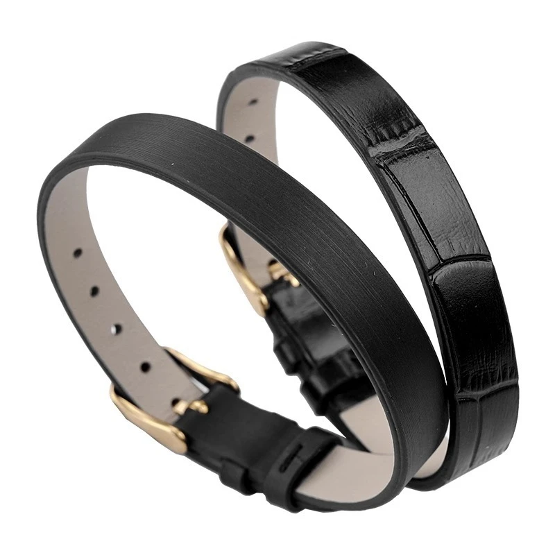 Luxurious Gold & Jade Jewelry Set with Genuine Leather Strap