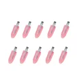 10pcs pink glitter