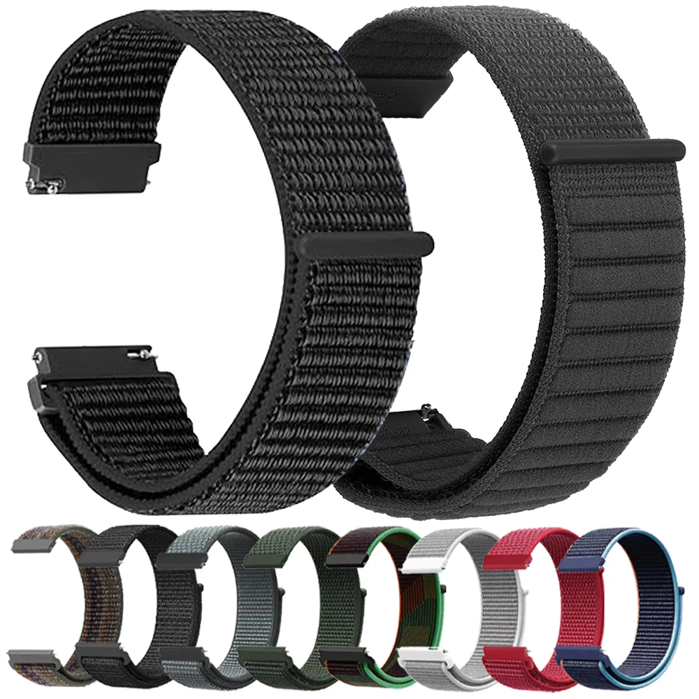 Nylon Sports Strap | Soft Wristband | 22/20mm