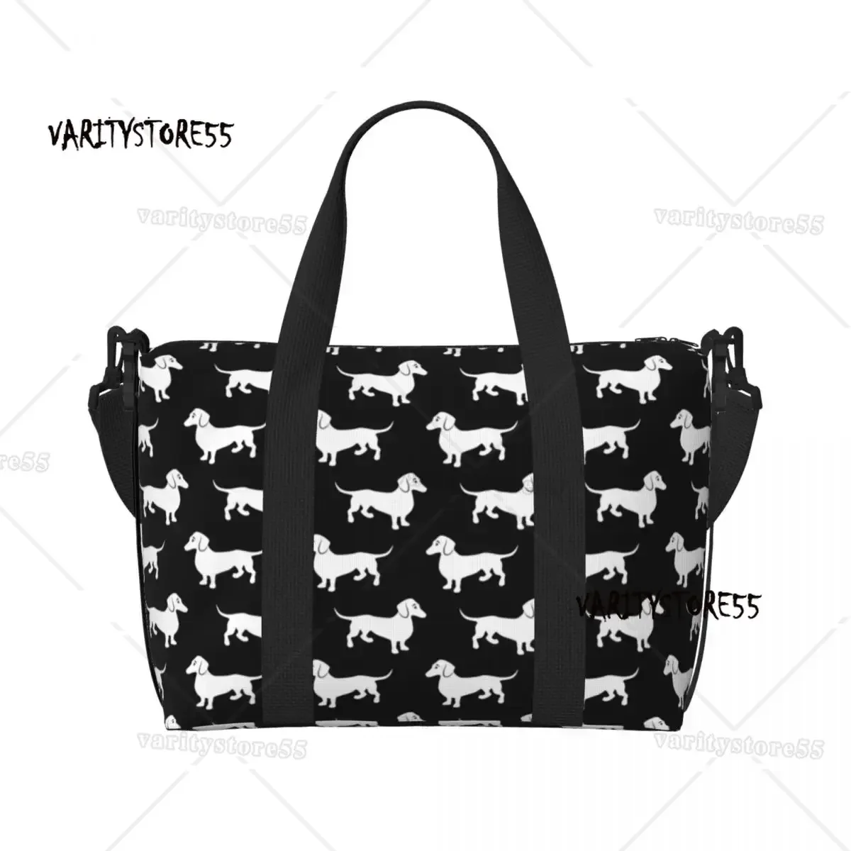 Wiener Dachshunds Badger Tote Bag for Women Large Capacity Puppy Sausage Dog Gym Beach Travel Bags