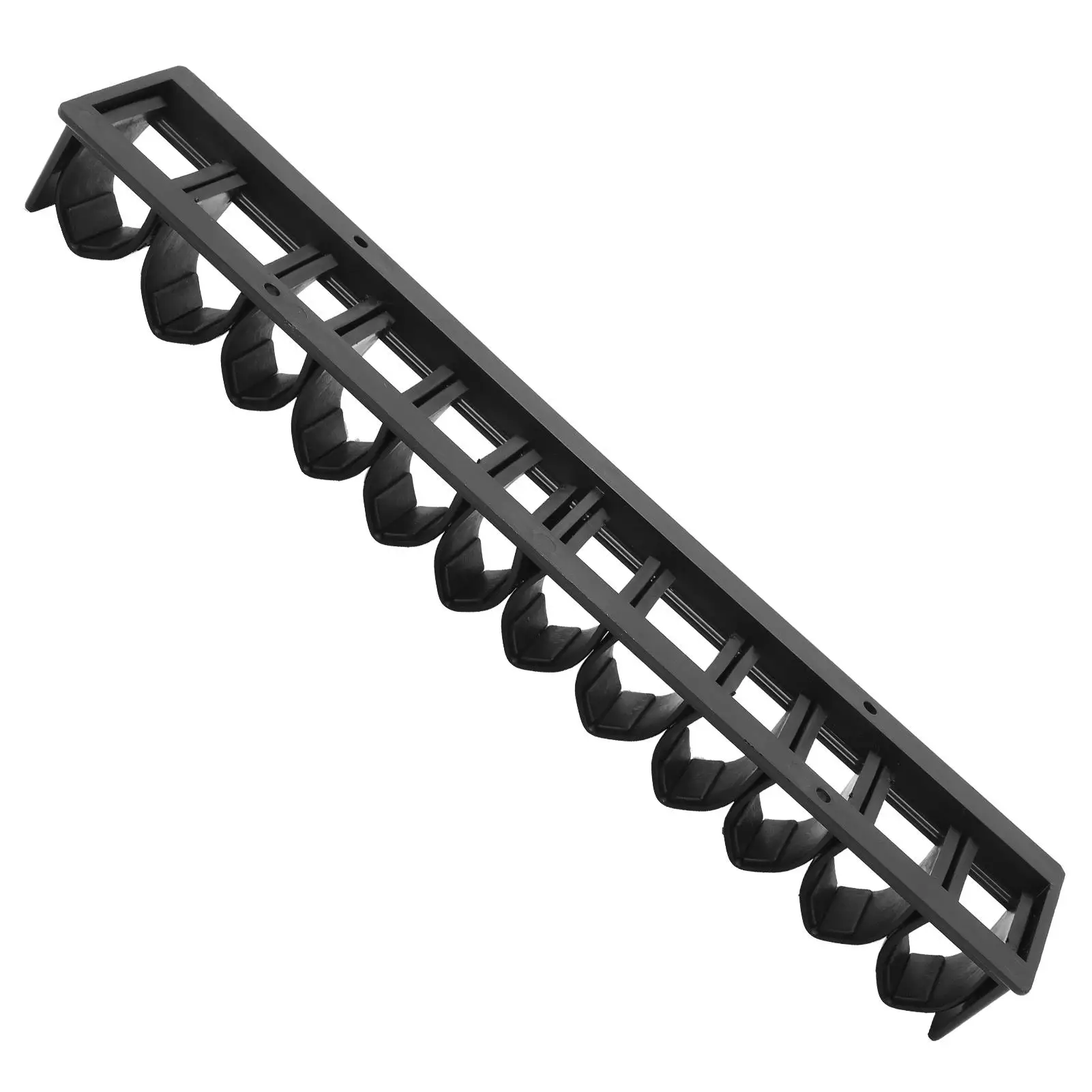 Wall Mounted Plastic Whip Rack-Horizontal Storage Hanger for Whips