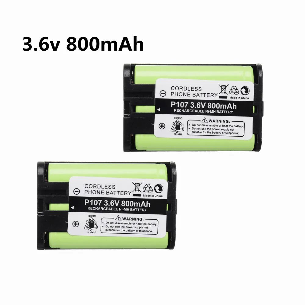 Batteria Senza Cordone Del Telefono Di 3.6V 800Mah Per Le Batterie Hhr-P107 Hhrp107 Hhrp107A/1B 3.6V Di Panasonic