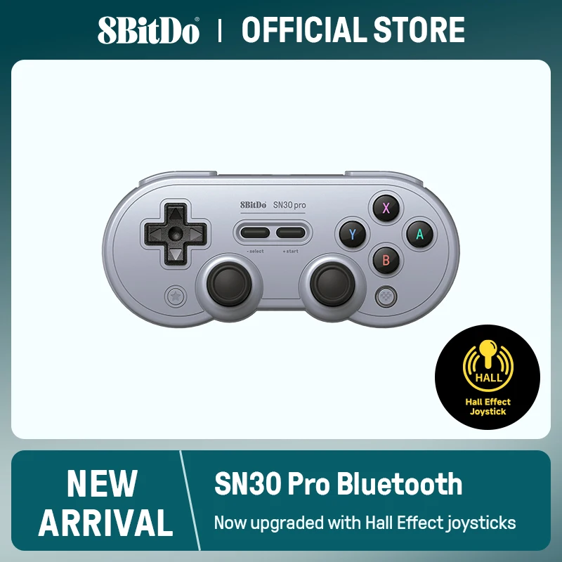 

8BitDo SN30 Pro Wireless Bluetooth Gamepad with Hall Effect for Nintendo Switch, PC, Windows 10, 11, Steam Deck, Android, macOS