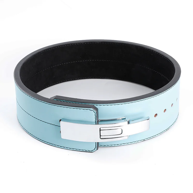 

Sports Protective Gear Lever Buckle Weightlifting Strength Belt Fitness Strong Pull Belt Squat Training Leather Waist Support